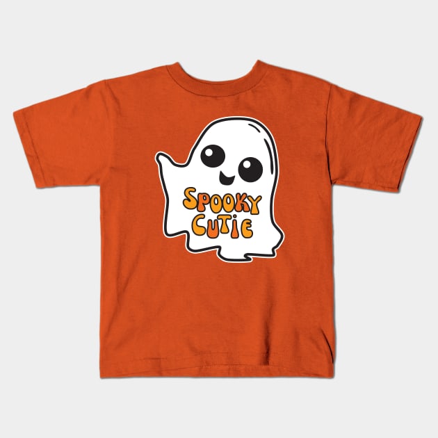 Spooky Cutie Ghost Kids T-Shirt by Nice Surprise